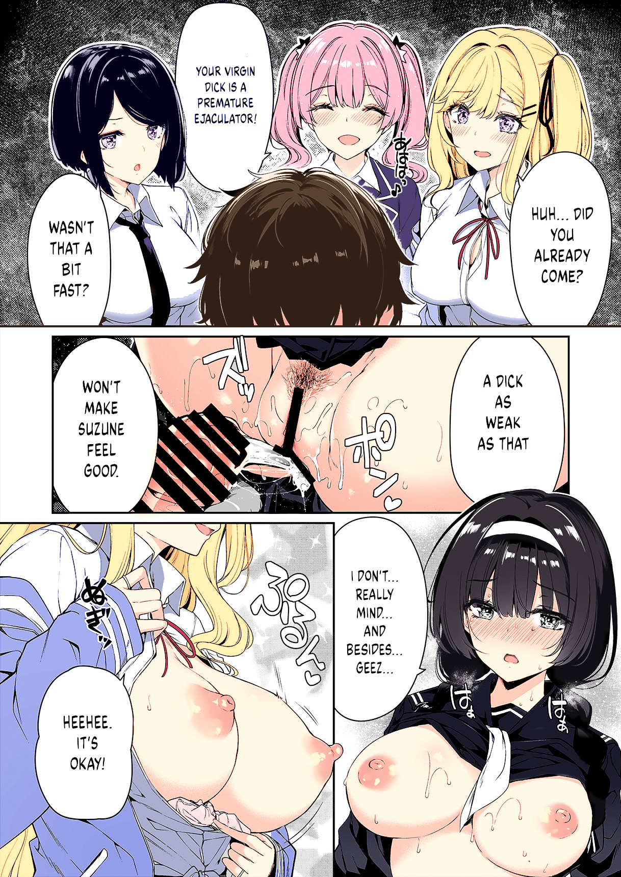 Hentai Manga Comic-A Story of the Asocial Couple And Gal Girls Sex Training-Read-14